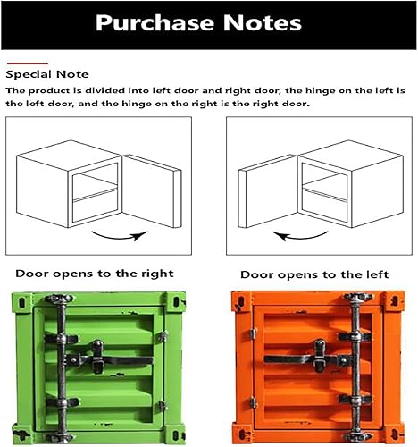 Miniatura 19 de ZHAOYONGLI-End Tables Mesa de noche industrial, vieja, roja, 15.7 x 14.9 x 18.9 pulgadas Oro negro (izquierda),Oro negro (Derecho),Negro-Plata,Azul
