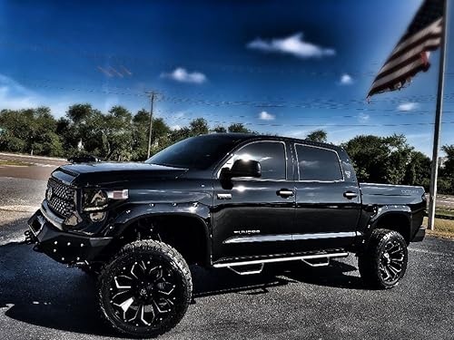 Miniatura 2 de Parrilla apta para Toyota Tundra Platinum SR SR5 2018-2021 Cubierta de rejilla delantera Superposición parachoques delantero ABS pintado Kit Tundra