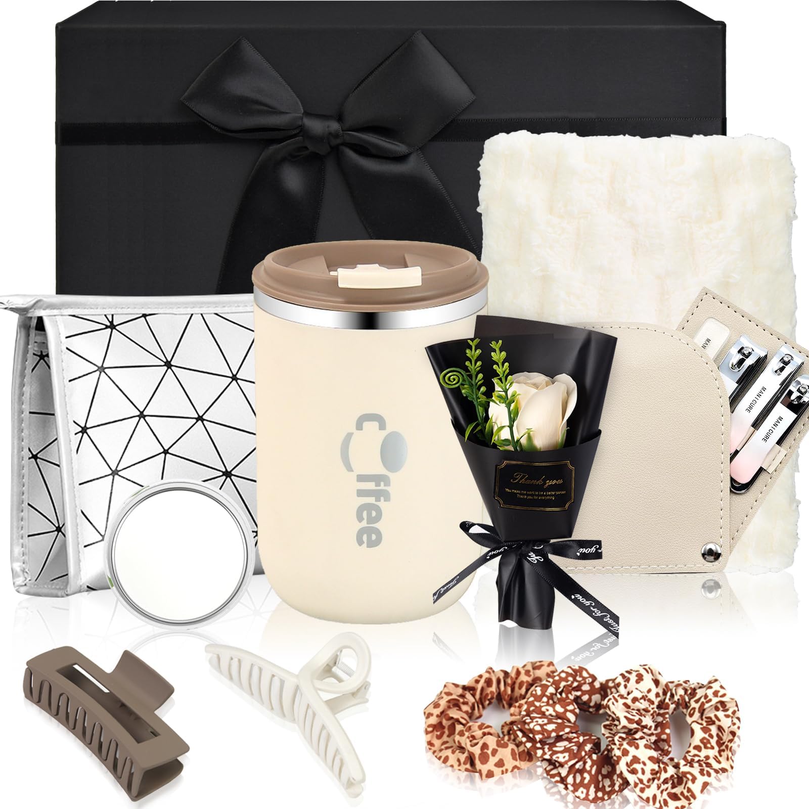 Marsheepy Birthday Gifts for Women， Happy Birthday Gift Basket for Women，Bestie Birthday Gifts for Women，Gifts for Women, Mom, Wife, Girlfriend, Sister