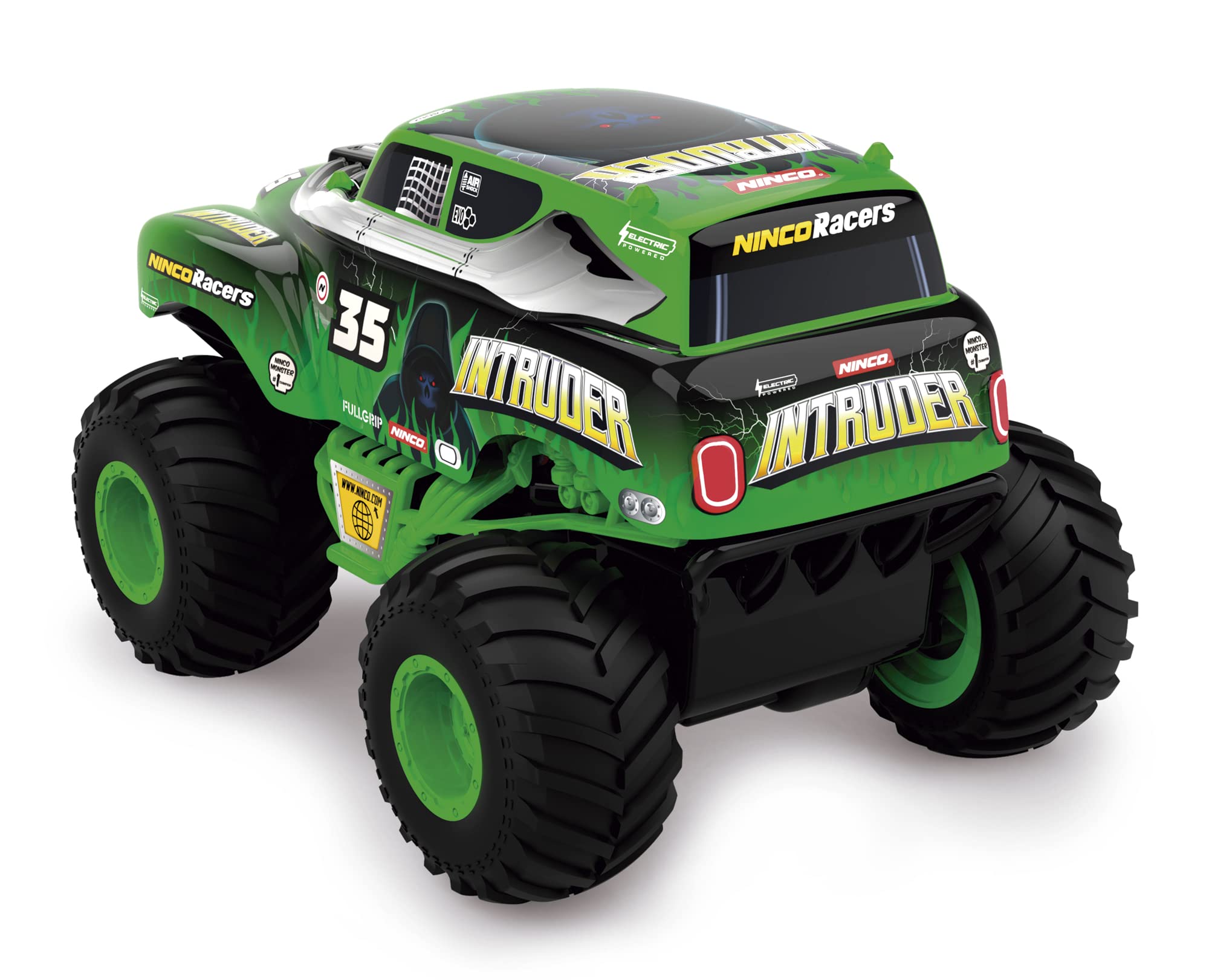 Ninco Racers Intruder | Monster Truck Skala 1/16 Zdalnie sterowany samochód dla dzieci +6 lat | Zawiera baterię 500mAh i progresywne przyspieszenie (NH93146)