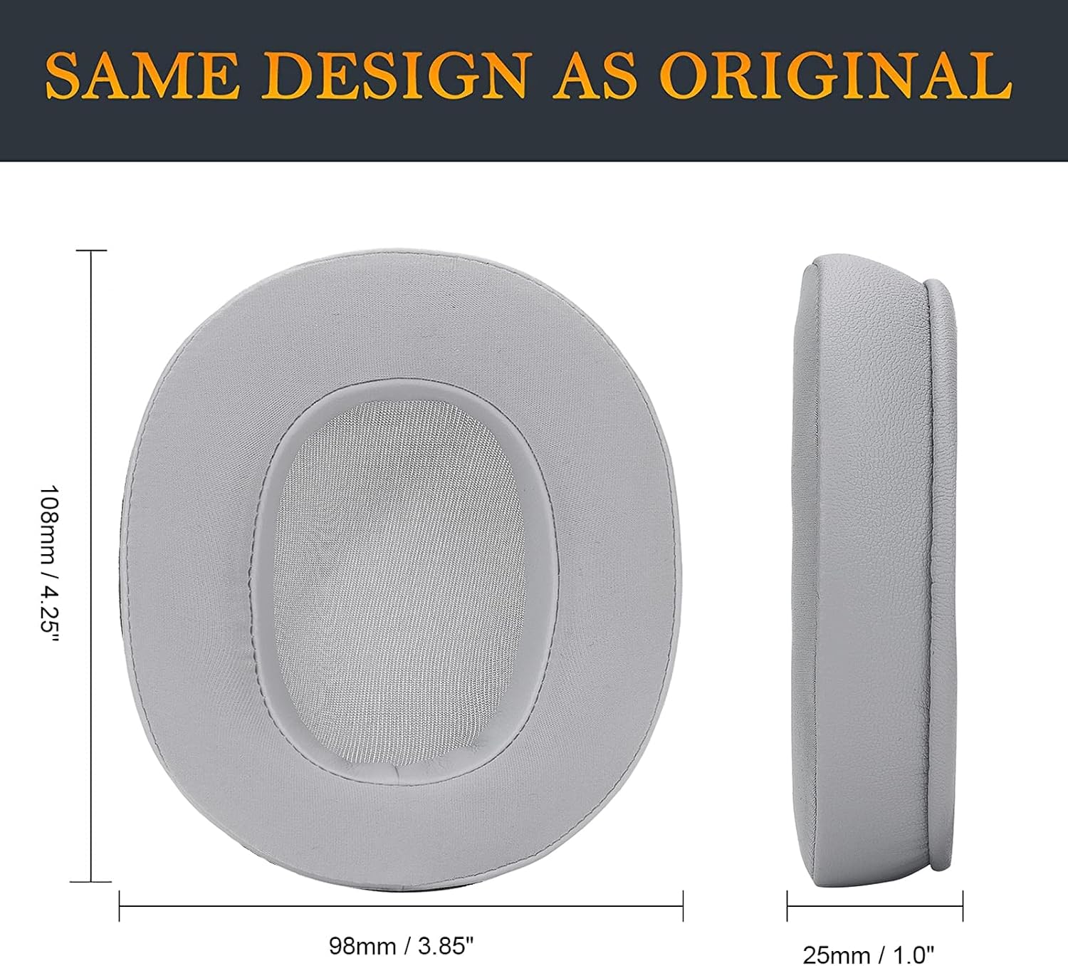 SOULWIT Cooling-Gel Ear Pads Cushions Replacement, for Razer Kraken 2019/Tournament Edition/Ultimate/Kitty - Image 4