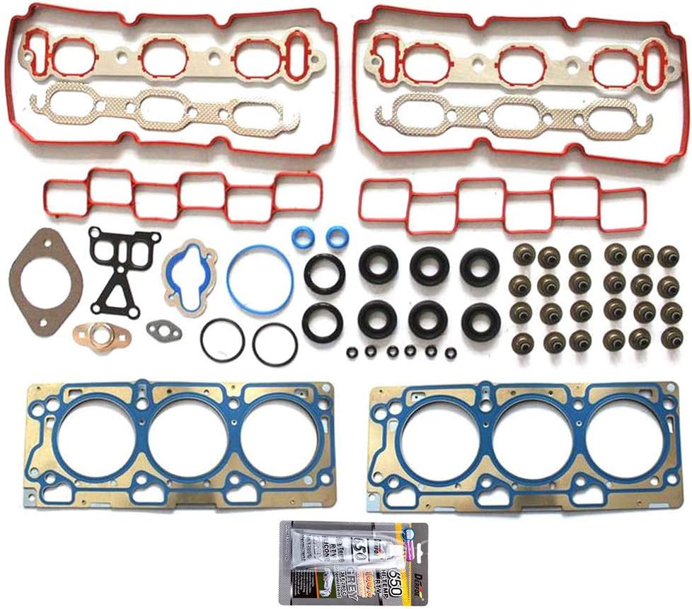 HS26208PT-2,HS54372A Engine Cylinder Head Gasket Sets Replacement for Chrysler for 300 Limited 3.5L Sedan 2007-2010 for Chrysler for Sebring Limited 3.5L Convertible 2008-2010