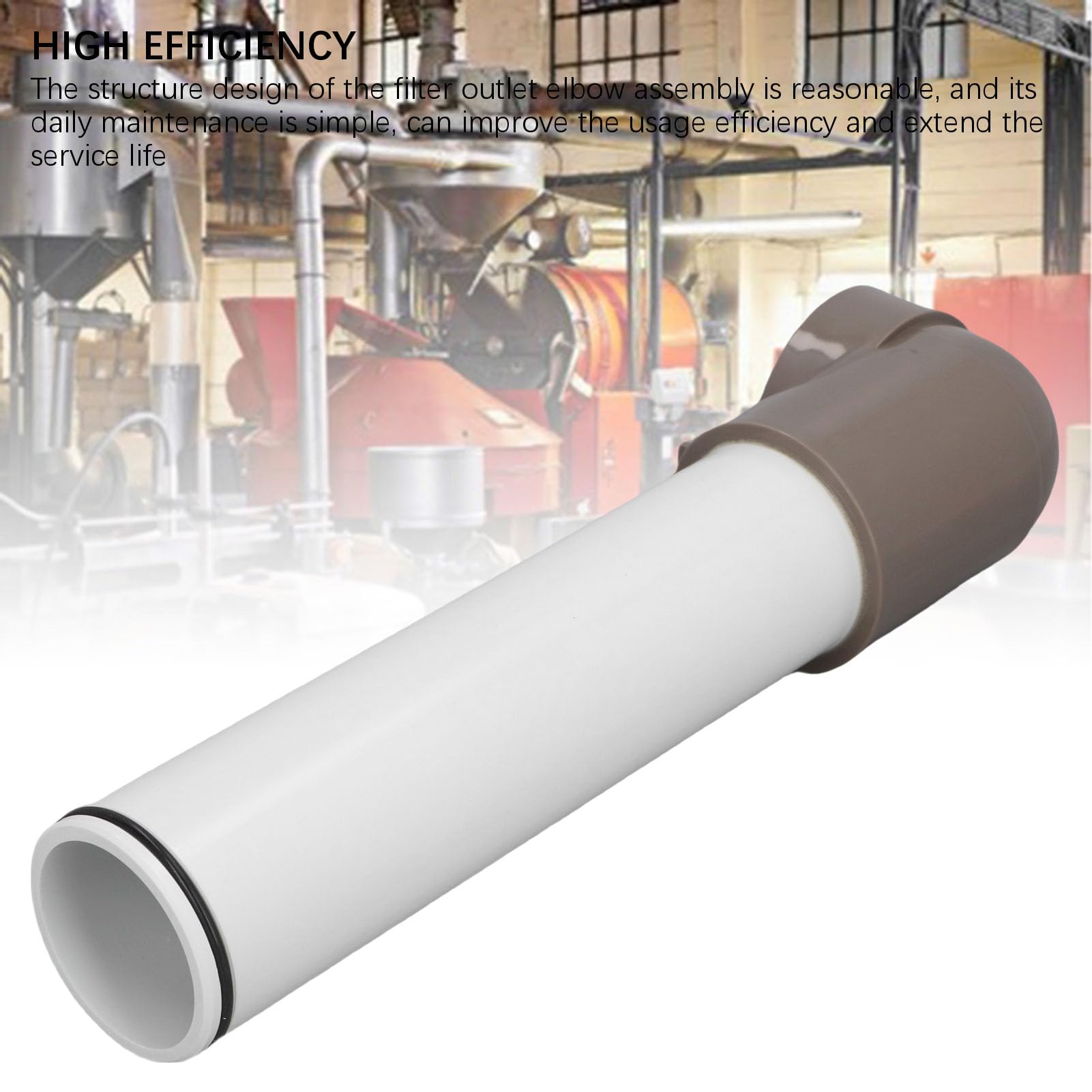 Coude de Sortie Solide et Durable pour Filtre DE4820 avec Joint