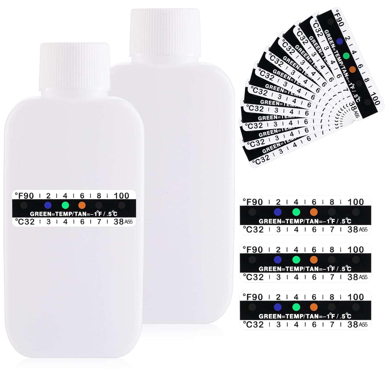 12 Pcs Urine Test Complete Kit Include 2 Empty Urine Test Bottles 10