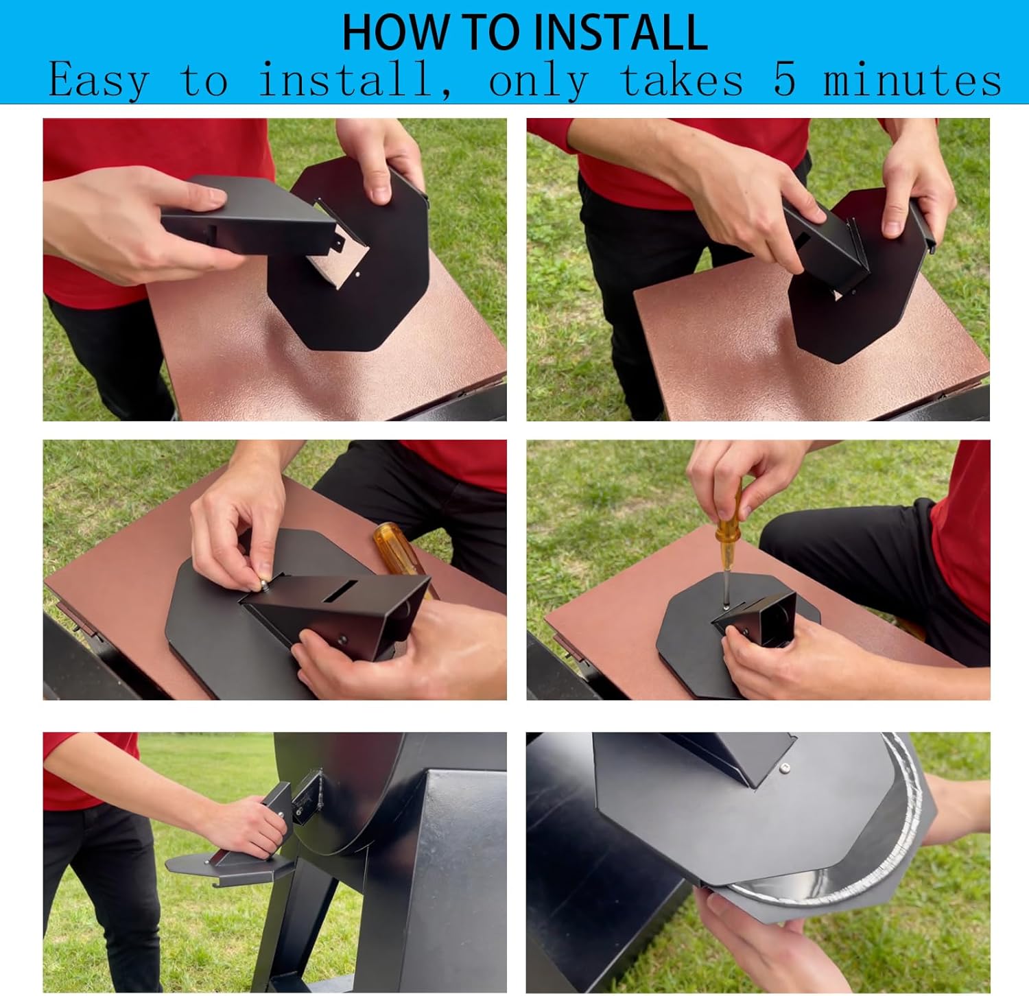 Upgraded Smoker Grease Bucket with Lid & 12+20 Foil Liners, Drip Grease Catcher Compatible with Traeger, Pit Boss, Recteq, Z Grills and More Pellet Grills