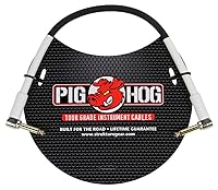 Vista 1 de Pig Hog PH1RR - Cable de instrumento de guitarra de alto rendimiento, 0.315 in, 1/4 pulgadas, 1 pie