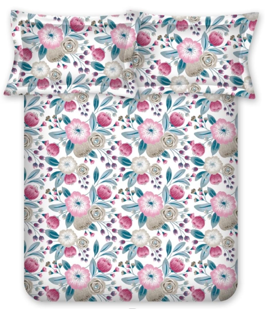 Bombay Dyeing Single Bedsheet 120 TC 100% Cotton 150x224CM / 60x88INCH BEDSHEET with 1 Pillow Covers 46X69CM / 18X27INCH - 7310 (B0D79KN8LH) Amazon Price History, Amazon Price Tracker