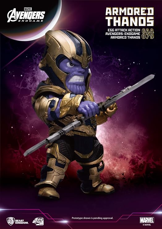 Beast Kingdom Avengers Endgame: Armored Thanos EAA-079 Egg Attack Action Figure