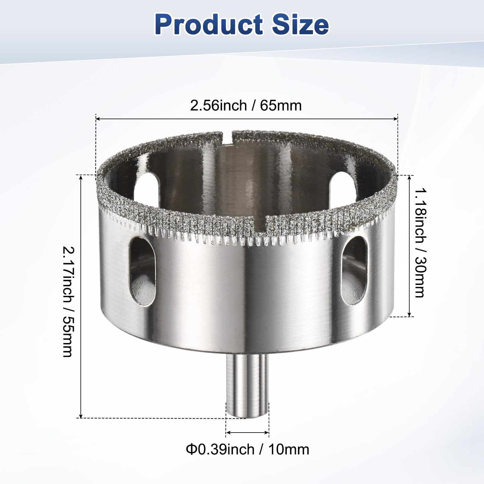 M METERXITY 1-Pack Diamond Hole Saw Drill Bit - Image 3