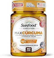 MAX CÚRCUMA 1.000MG 60 CAPSULAS SUNFOOD EVOLUTION