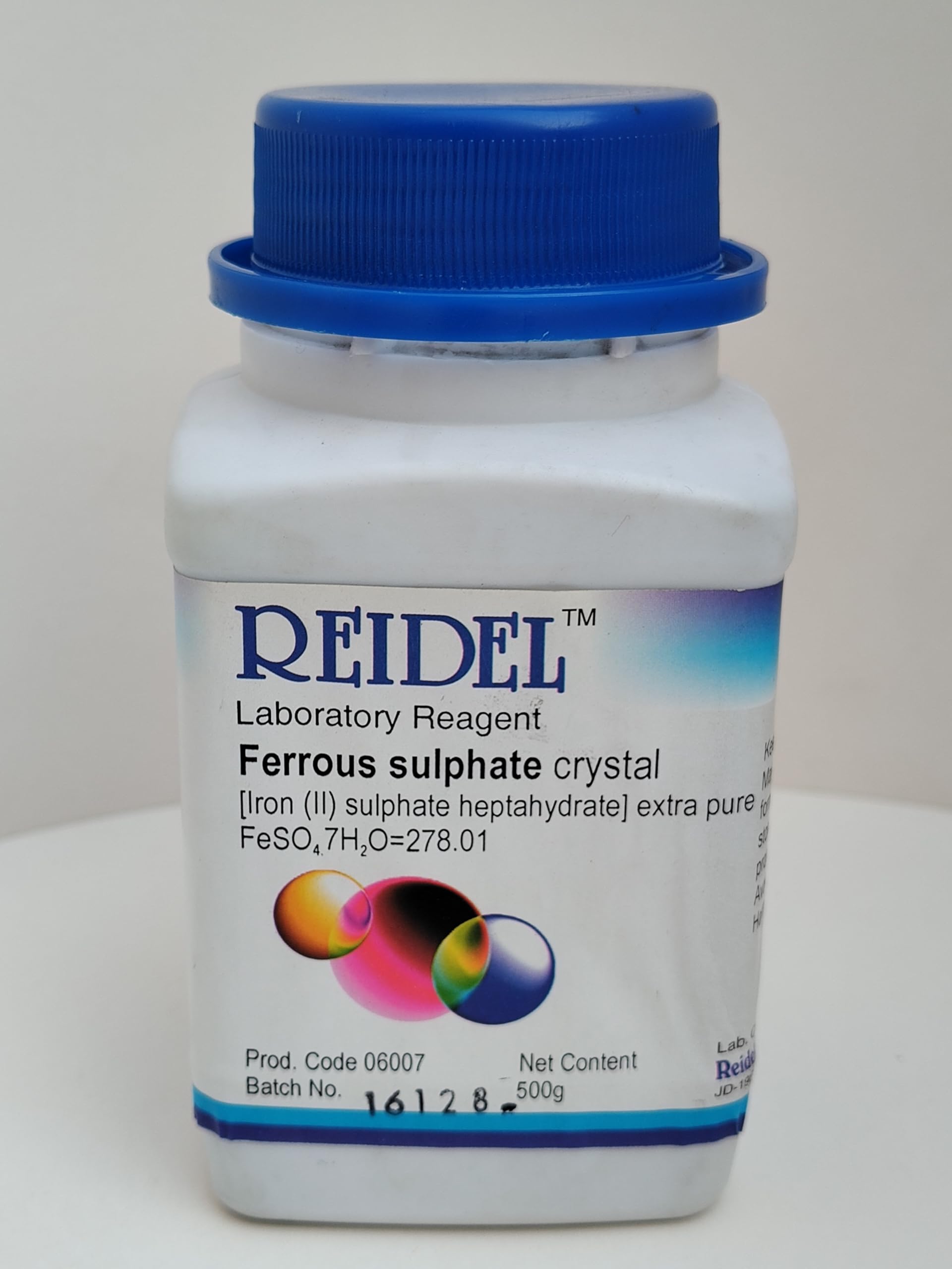 Ferrous Sulphate Dried Extra Pure, 500gm, Laboratory Grade-image-6