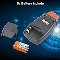 Vista 7 de AGPtek® - Tacómetro digital láser fotográfico profesional, sin contacto, tacómetro RPM