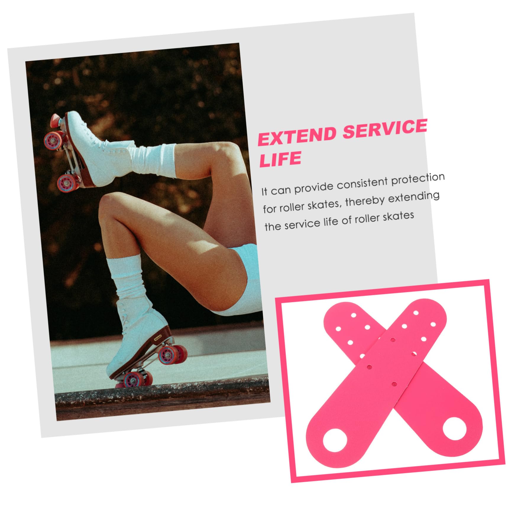 KESYOO Leather Toe Protectors for Roller Skates 1 Pair Toe Caps Roller Skates Boot Covers