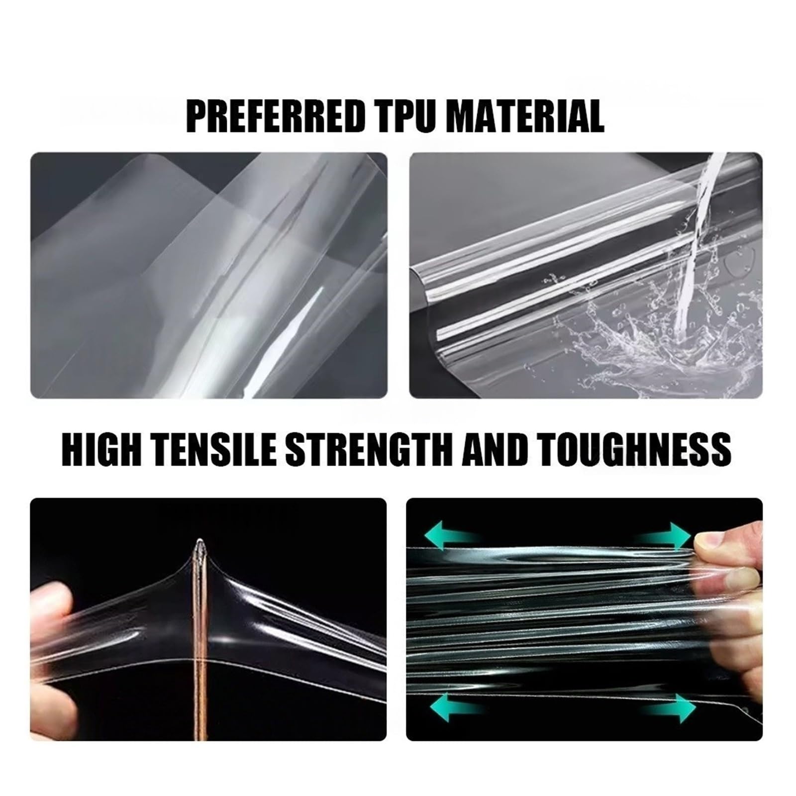 para TR&umpchi GAC Motor GN6 2023, Consola Central Interior De Coche, Película Protectora Transparente TPU, Pegatina Reparador Arañazos Protector Pantallas