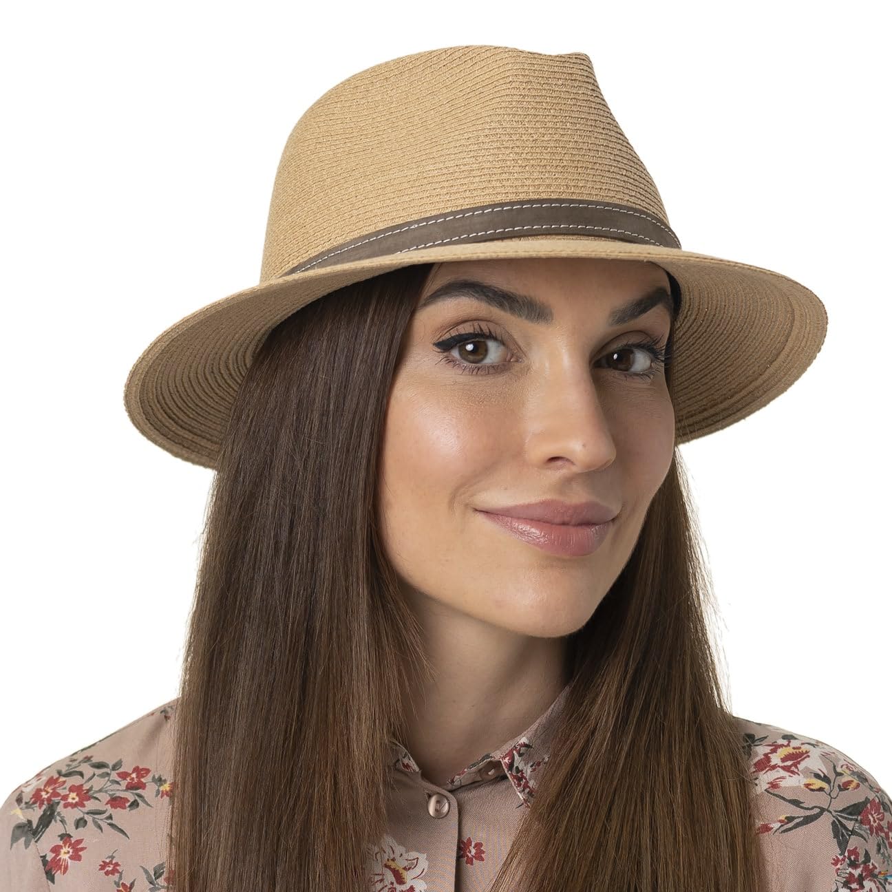 Mayser Mathis Raffiahut UV-Schutz Made in EU Damen Herren Sommer Winter
