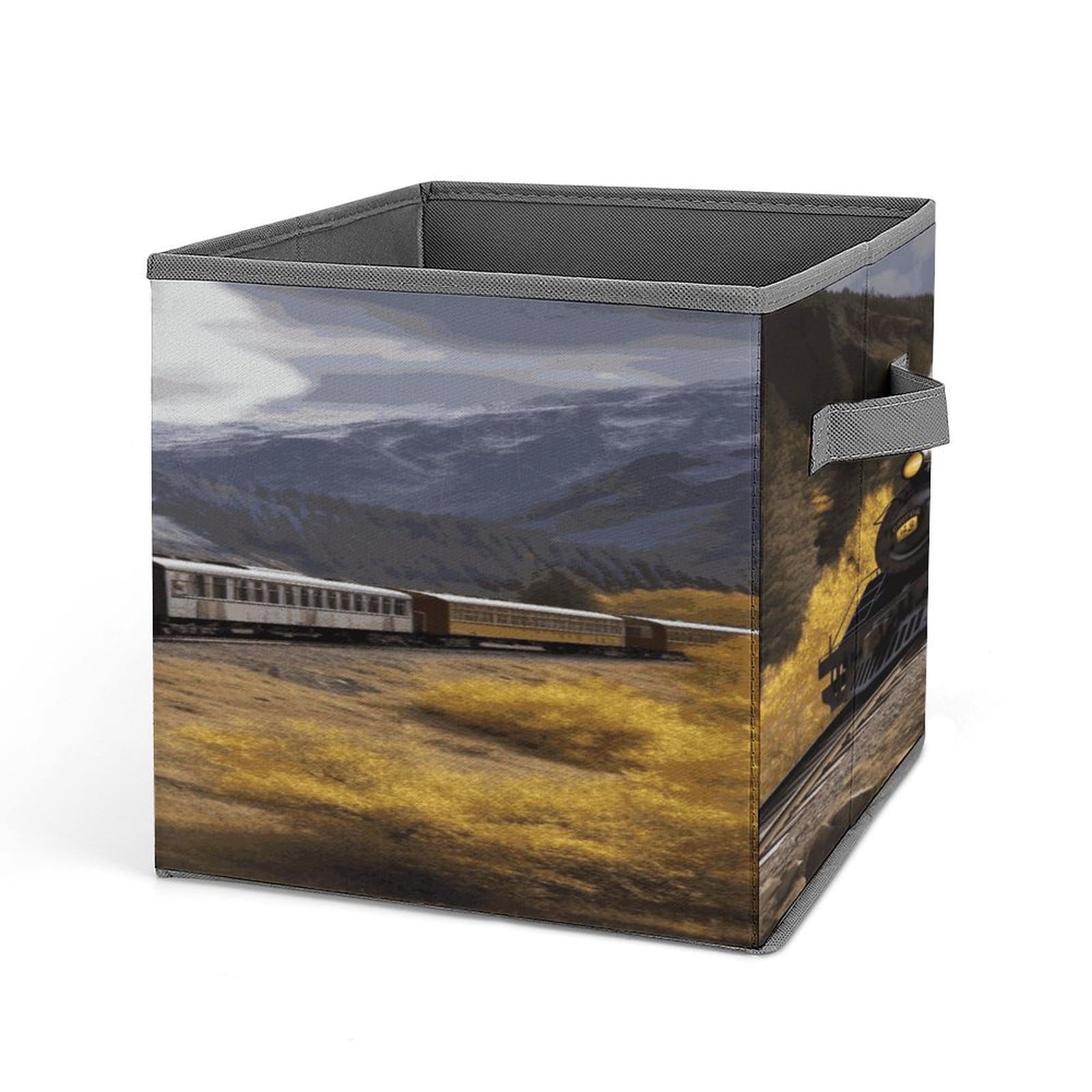 FekiLoot Steam Locomotive Train Storage Bins Storage Baskets