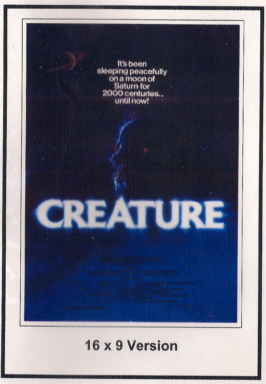Creature 16x9 Widescreen TV para disfrutar del cine en familia