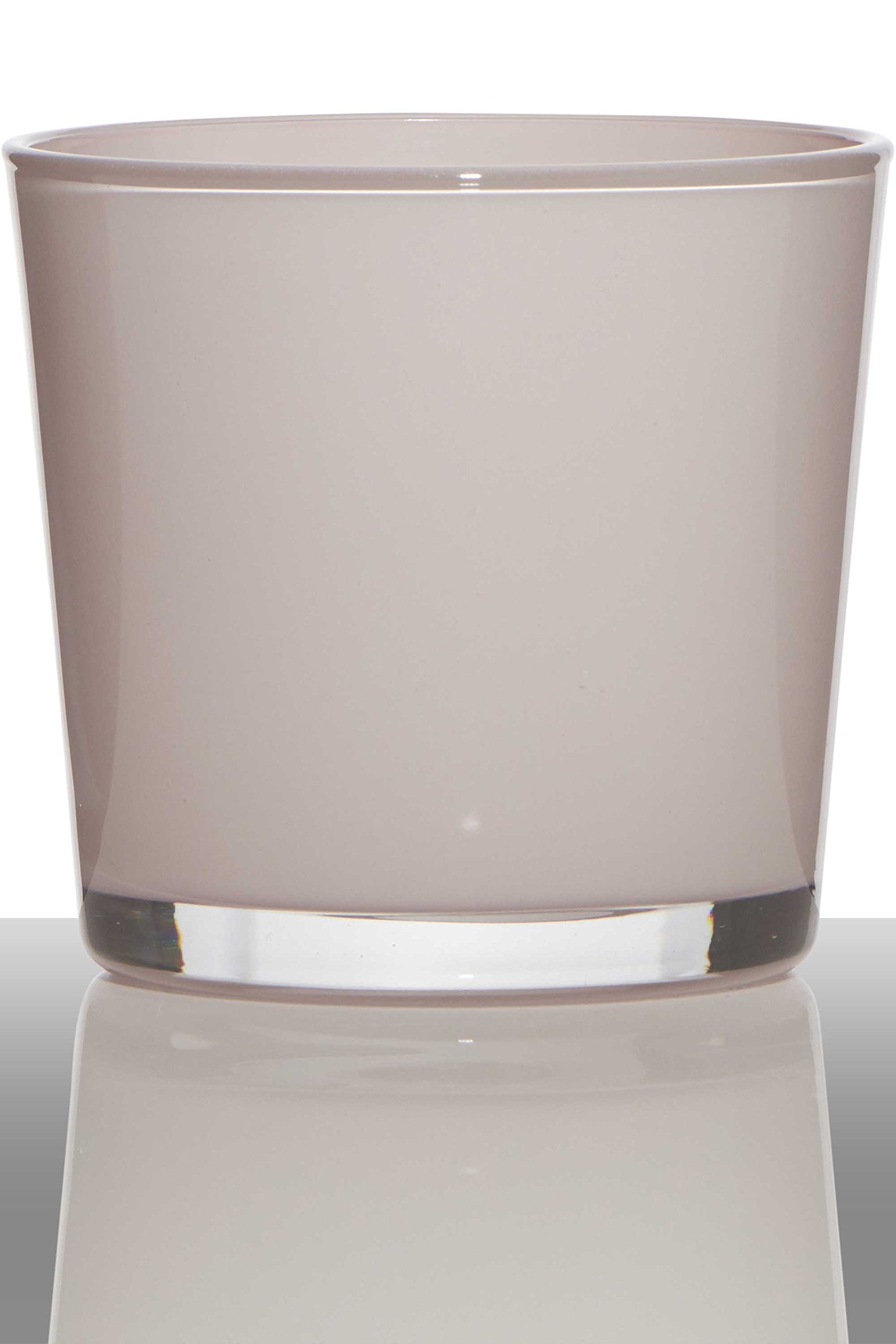INNA-Glas Vaso da Fiori Alena, Cilindro/Rotondo, Rosa Antico, 19 cm, 19 cm - Vaso da Piante - Vaso Decorativo