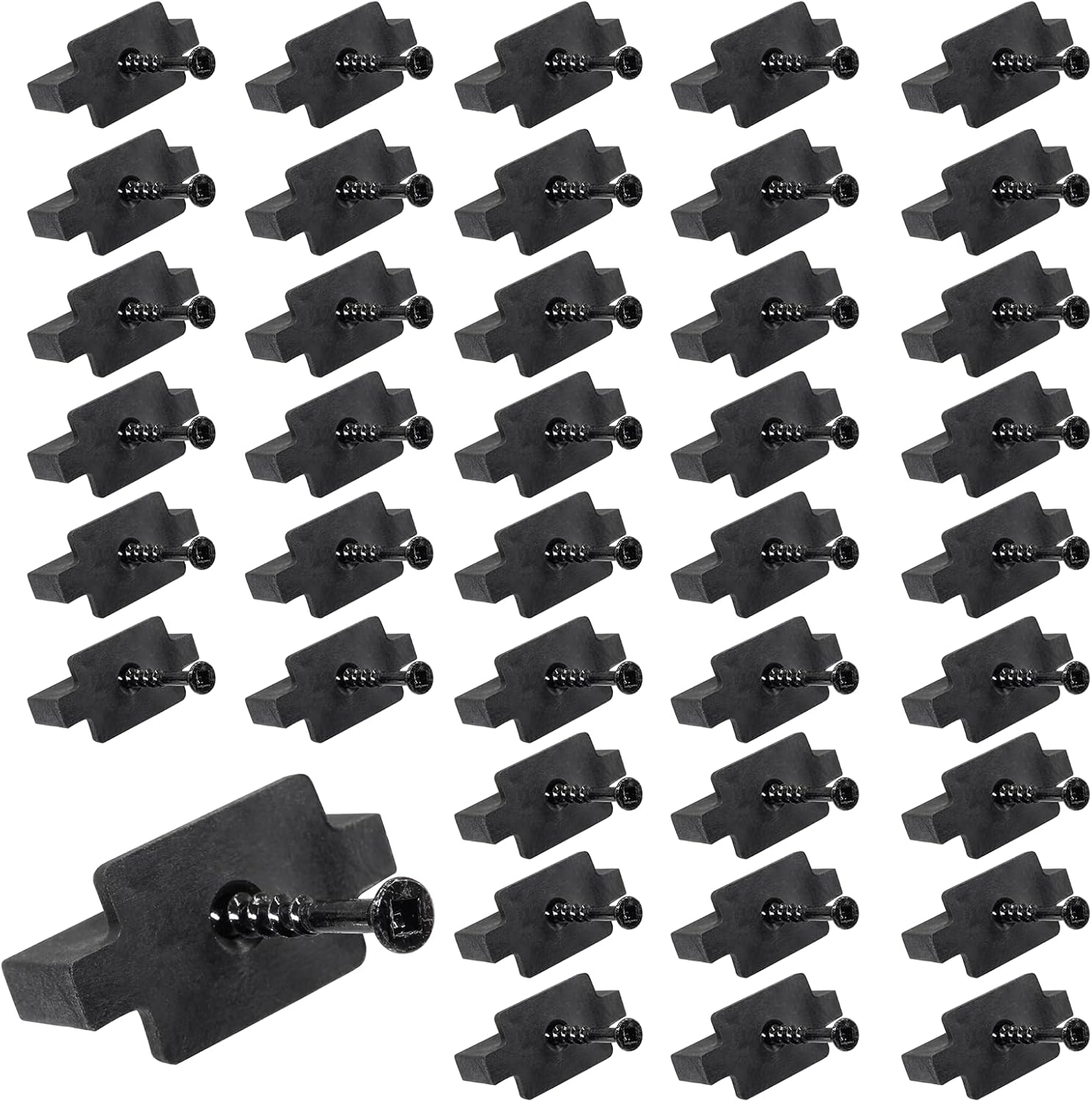 LifCratms 100Pcs Hidden Fasteners Clips for Deck Fastening
