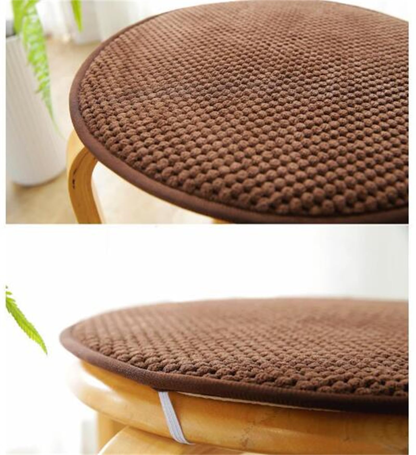 2er-Set Kinder Sitzkissen – Weich, Rund 30x30 Cm & Mit Süßen Tier-Motiven (z.B. Löwe)
