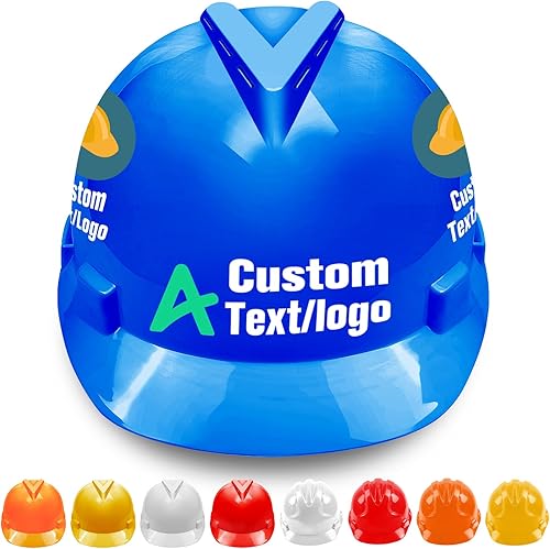 Cascos de seguridad personalizados para hombres, casco de construcción de logotipo personalizado