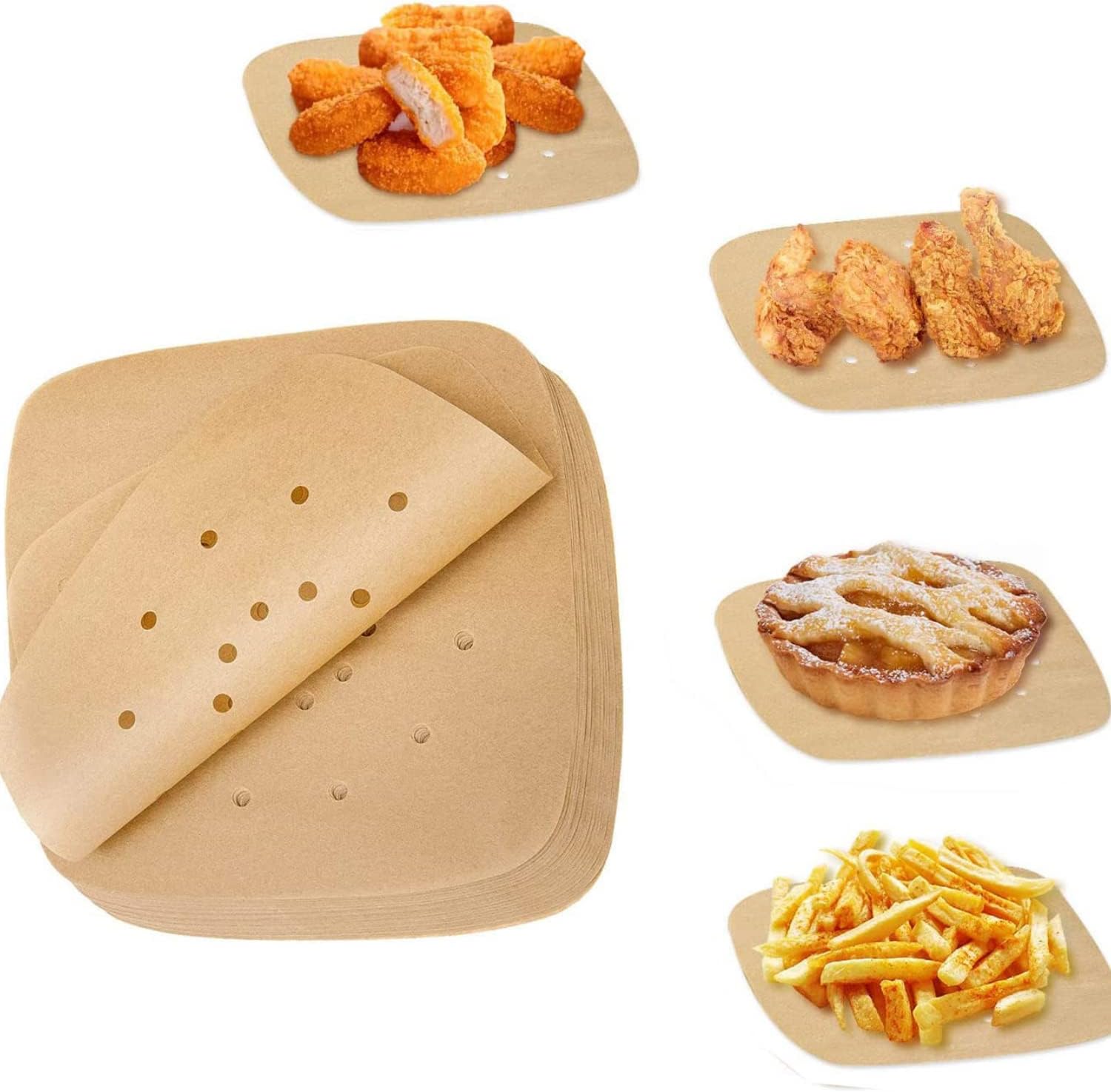 Parchment Paper for Air Fryer 8 in Air Fryer Disposable Paper Liner