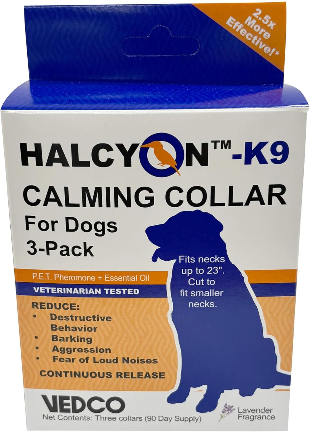 Vedco Halcyon K9 Collar, 3pk