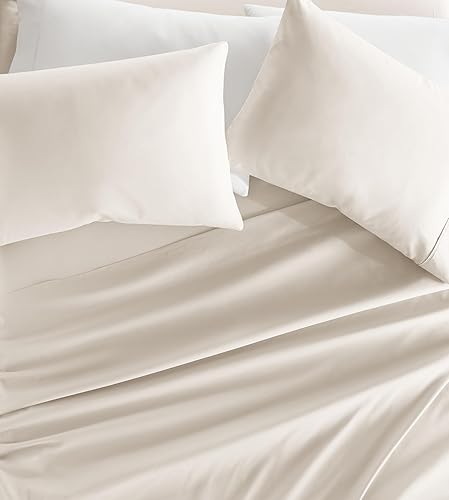 Miniatura 10 de Juego de cama de 3 piezas Beckham Hotel Collection Luxury, microfibra suave afelpada, Microfibra, Blanco, gemelo