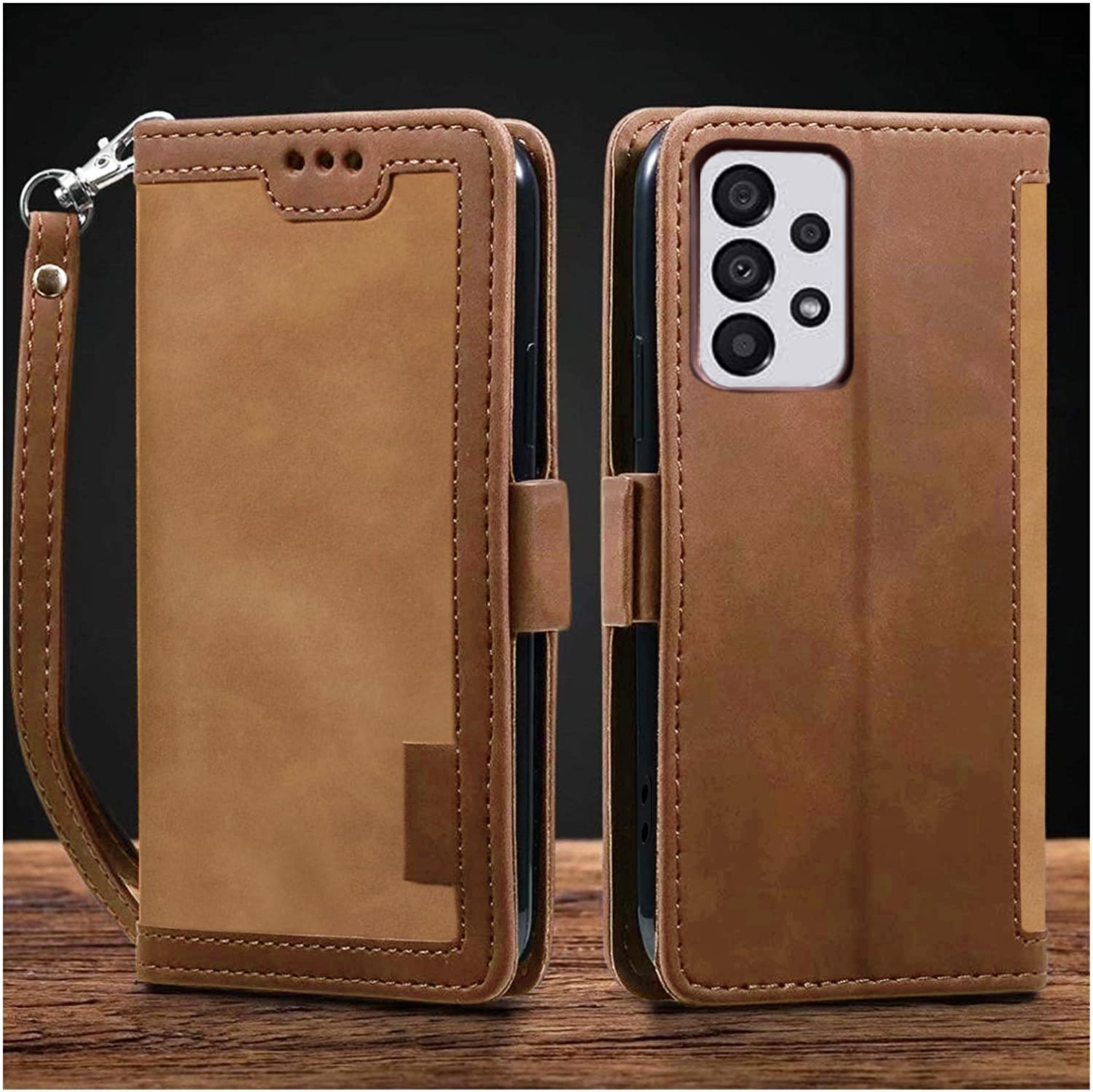 Excelsior Premium PU Leather Wallet flip case Cover with | Card and Cash Slot | 360 Full Body Protection | Inner TPU case for Samsung Galaxy A33 (Black) (B0B8QQP2KS) Amazon Price History, Amazon Price Tracker