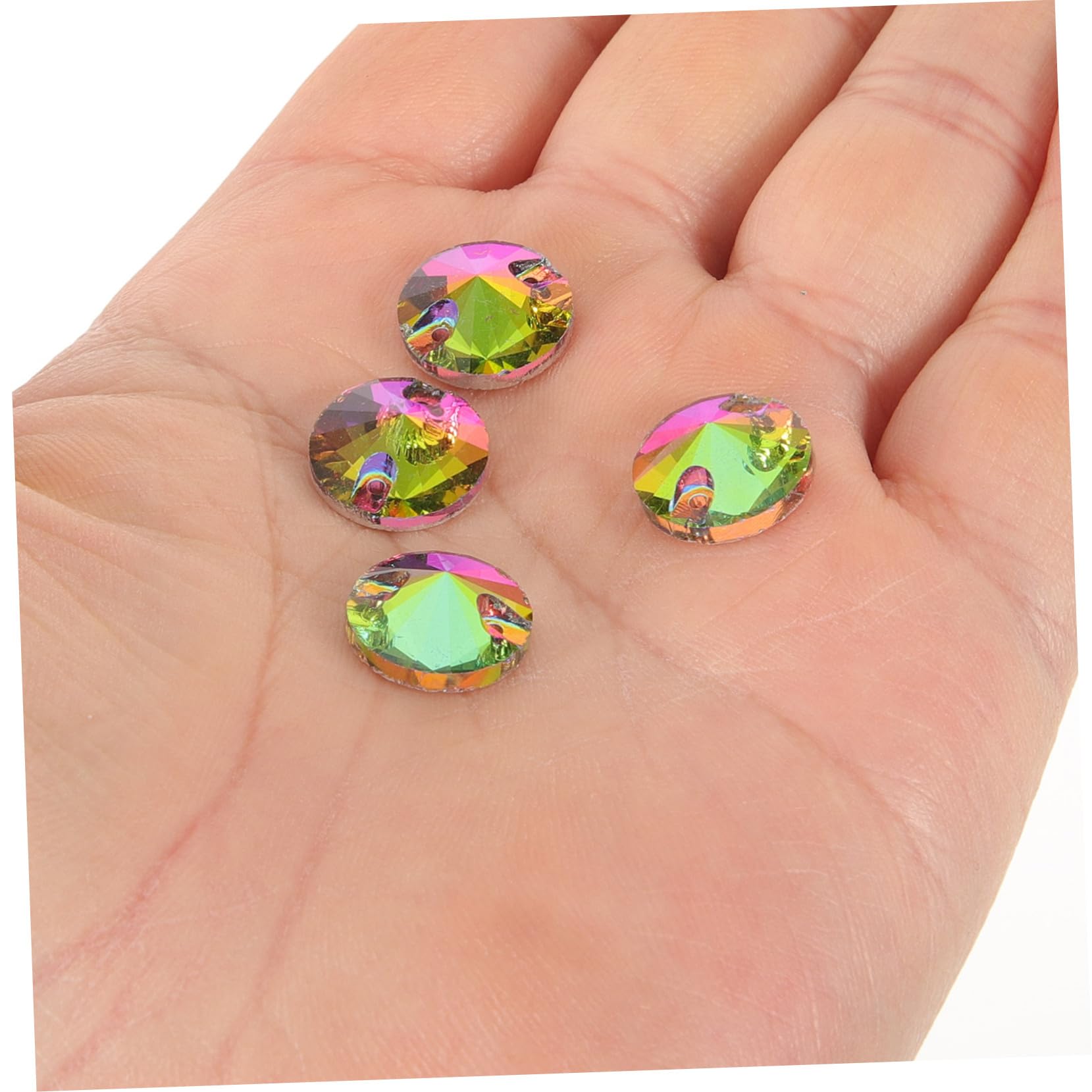 Operitacx 5 set Trapano Per Cucire A Mano In Cristallo Strass Per Da Cucire Gemme Per Decorazioni Abbellimenti Perline Strass Per 48 pezzi * 5