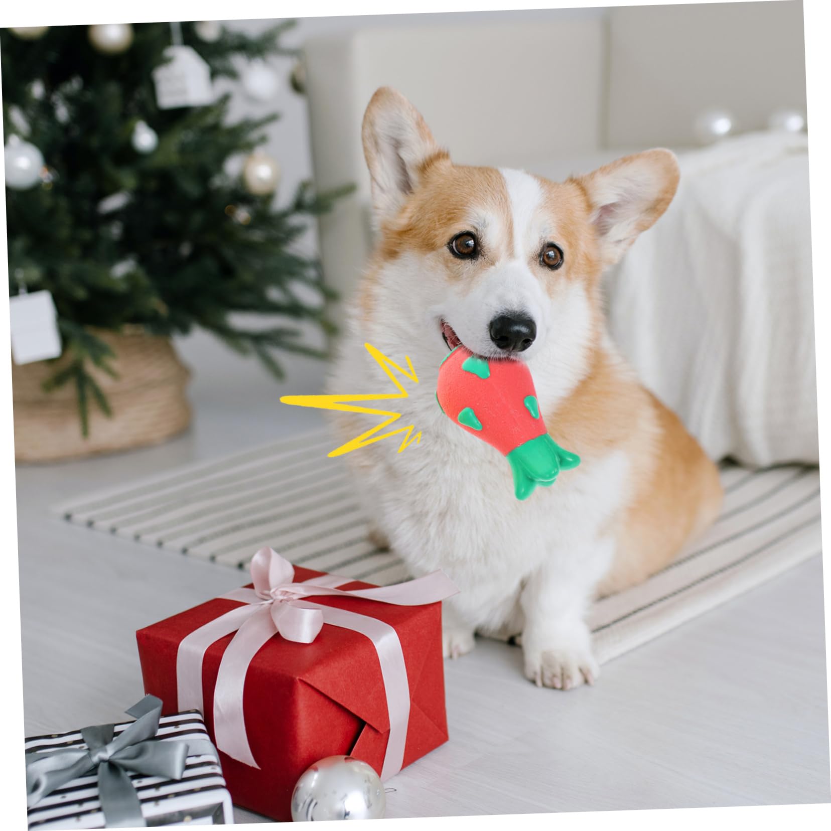 Toddmomy 6 Piezas Juguetes para Masticar Mascotas Juguetes para Perros para masticadores agresivos Peluche Accesorios para Cachorros Juguete pequeño Juguete para Masticar