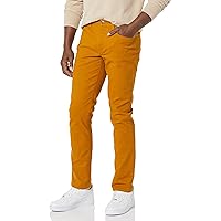 Amazon Essentials Pantaloni in Twill Elasticizzati con 5 Tasche Slim Uomo