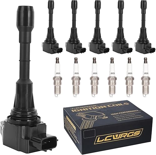 Juego de 6 bobinas de encendido y bujías para Nissan Murano Maxima Altima Pathfinder Infiniti G35 EX35 JX35 2009 2010 2011 2012 2013 2014 2015 2016
