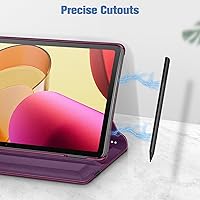 Vista 7 de Fintie Funda giratoria para Yaxa Fire Max 11 (13ª generación, versión 2023) con soporte para lápices integrado, funda protectora con soporte