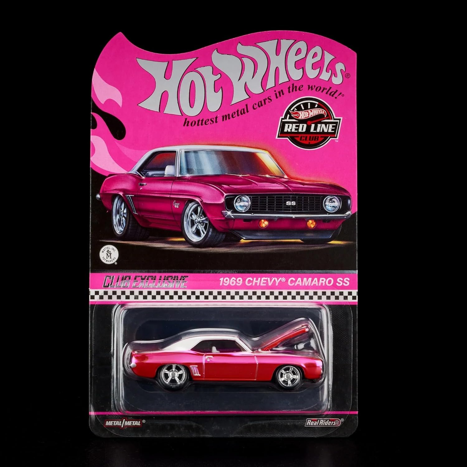 Hot Wheels 1969 Chevy Camaro SS Pink Collectors RLC 2024 LA