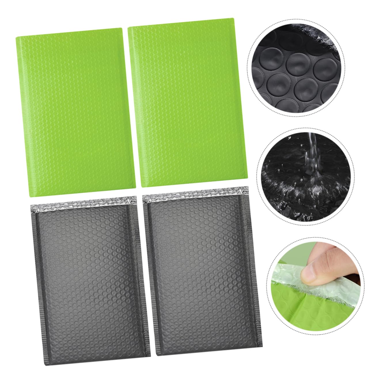 TEHAUX 20pcs Bag Cushion Lightweight Waterproof Bag Shakeproof Bag Shipping Packing Boxes Clear Self-sealing Packing Moving Self-sealing Storage Bag Pe