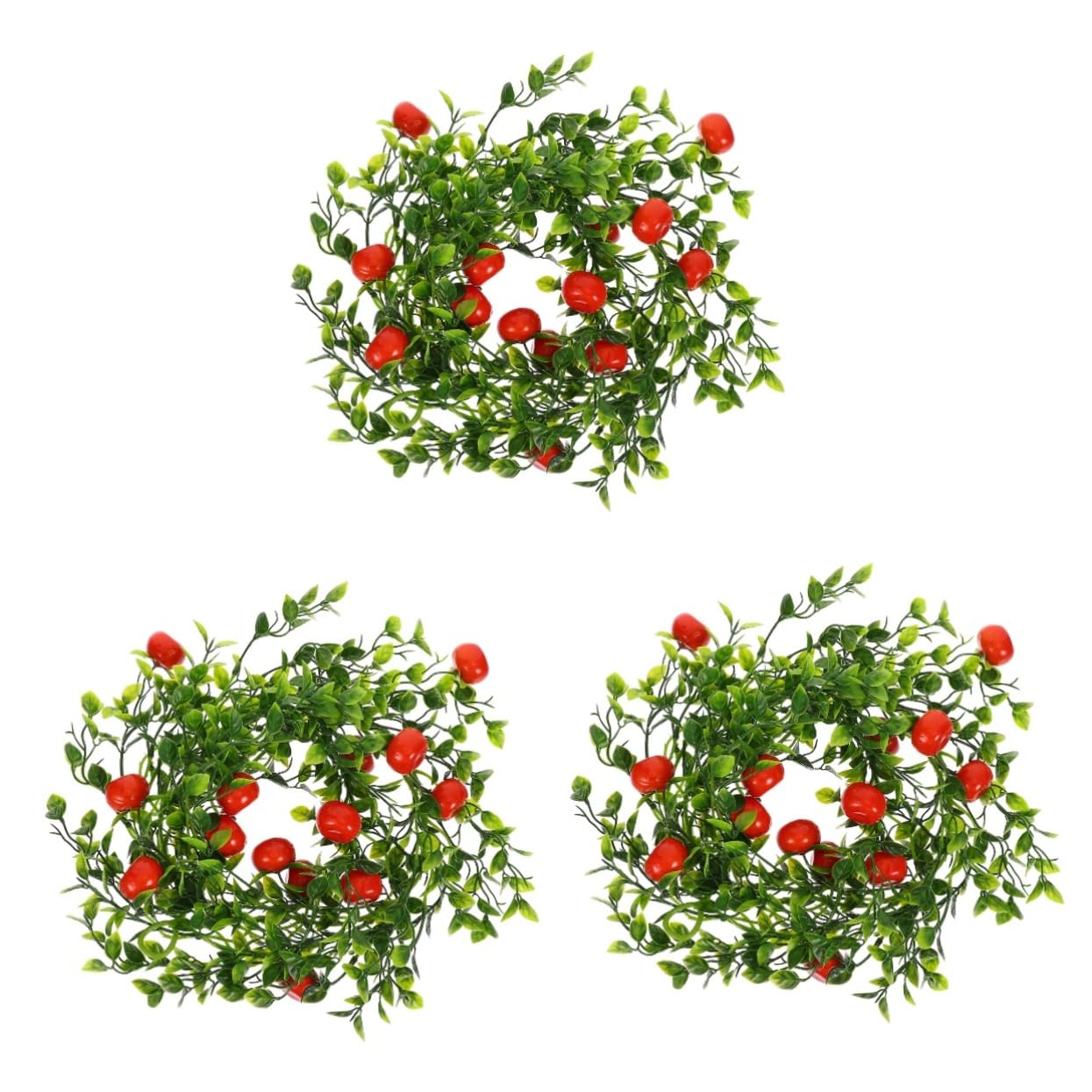 PRETYZOOM 3stücke Künstliche Obstgirlande Mit Orangefarbenen Früchten Und Grünem Dekoration Für Tür Und Garten Pflegeleichte Faux Greenery Für Innen Und Außenbereiche