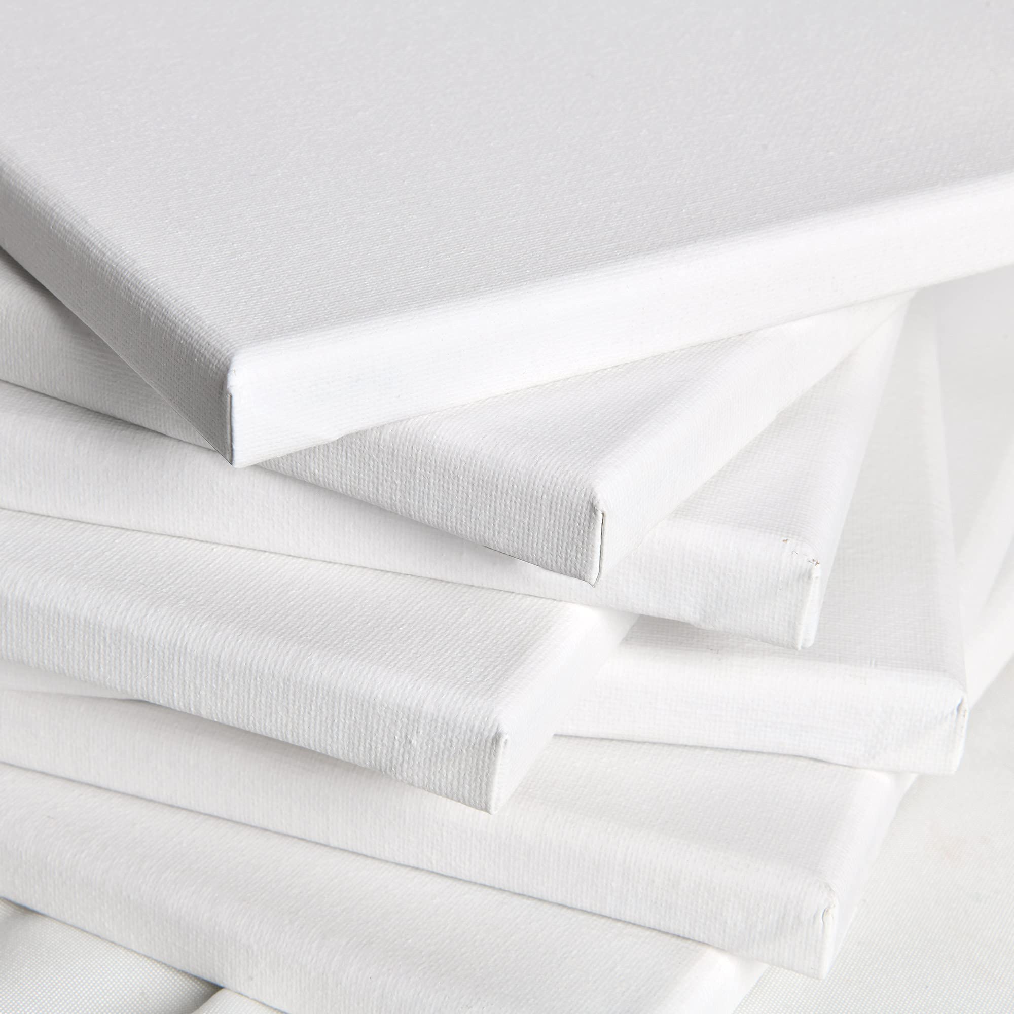 Artina Lienzo Blanco con Bastidor Extra Grueso (37x38 mm) Premium 3D - Diferentes tamaños - 380g/m² (50x150 cm)