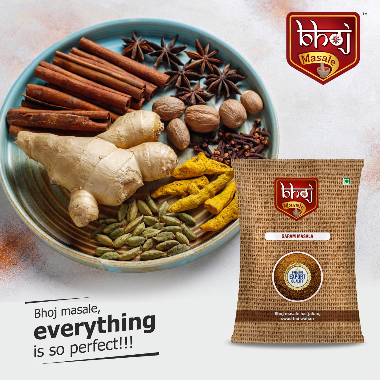 Bhoj Masale Royal Garam Masala Powder- 100GM | Exotic Blend of Ingredients for Daily cooking | Aromatic | Rich in Flavor | Naturally Processed & No Preservatives. No onion and no garlic added (Jain Masala) - Image 6 thumbnail