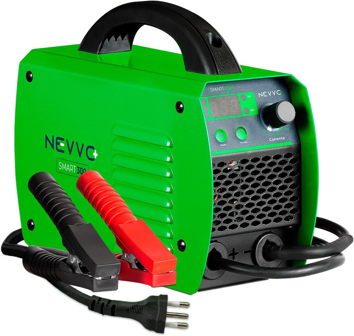 Carregador De Baterias E Auxiliar De Partida 12v/24v Smart300 110/220v 50amp Bivolt NEVVO