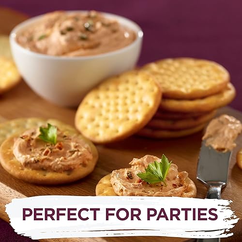 Miniatura 6 de Toasteds Galletas saladas, aperitivos para fiestas, Buttercrop, caja de 8 onzas (1 caja)