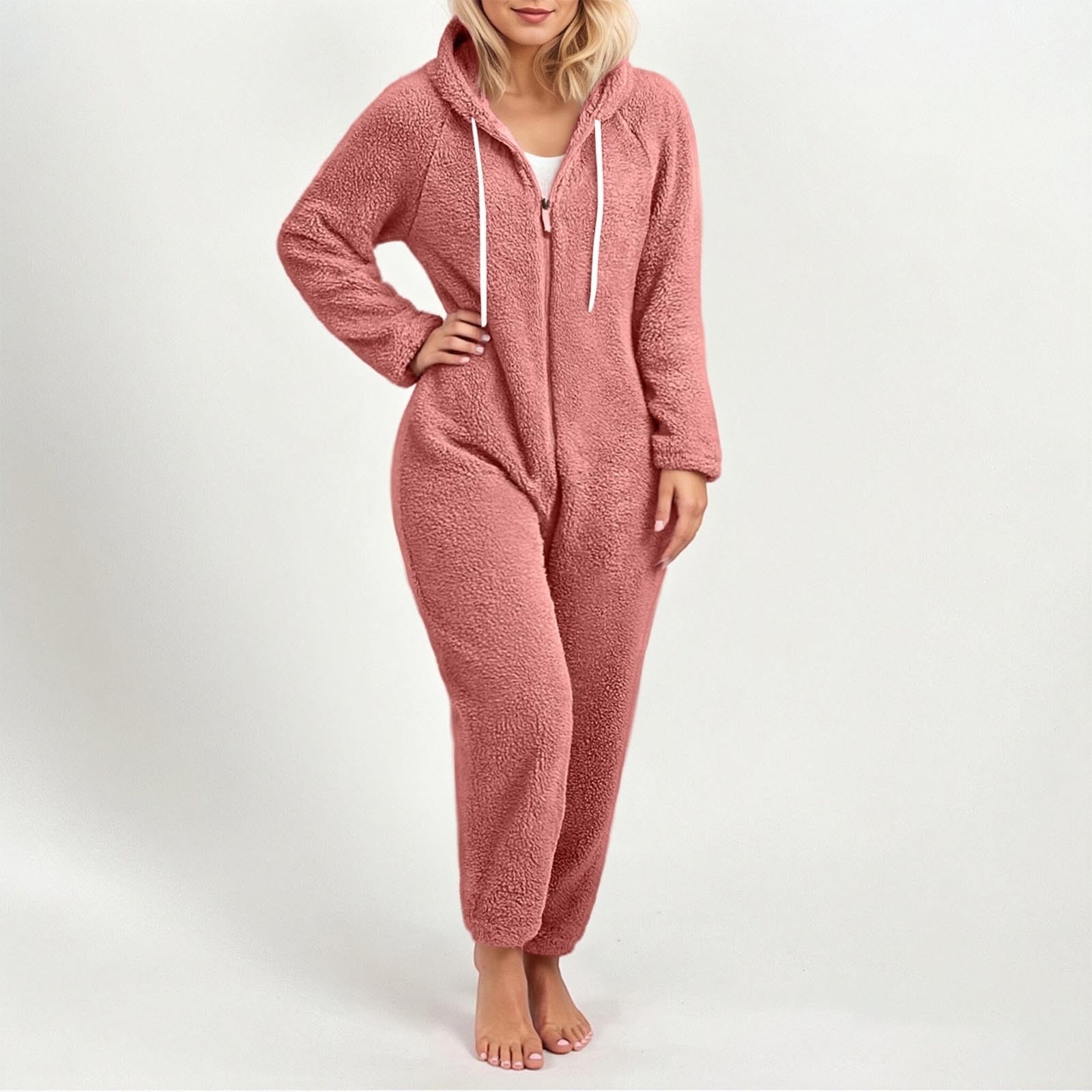 Combinaison décontractée à capuche pour femme avec oreilles de chat manches longues pull confortable et chaud pour un style streetwear quotidien