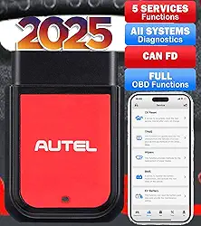 Autel OBD2 Scanner Autel MaxiAP AP2500 Leitor de código Bluetooth Reset de óleo TPMS BMS Reset código para todo o sistema de leitura/transparente 45+ marcas de carros funcionam com Android/iOS Upgrade