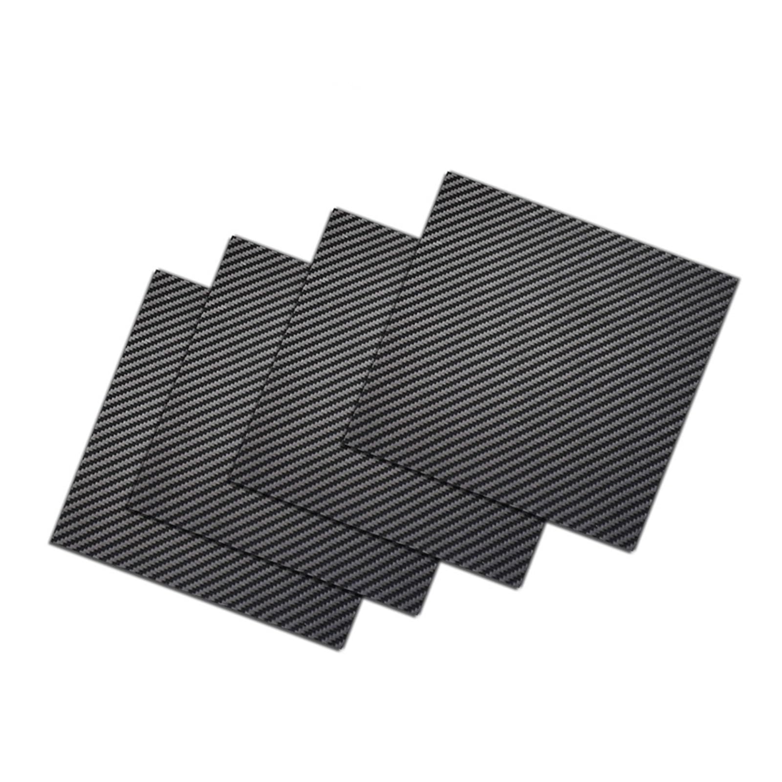 Carbon Platte 500 x 600 mm Voll-3K-Kohlefaserplatte, Plattendicke 0,25,5 1, 2, 3(2.5mm Plain Glossy)