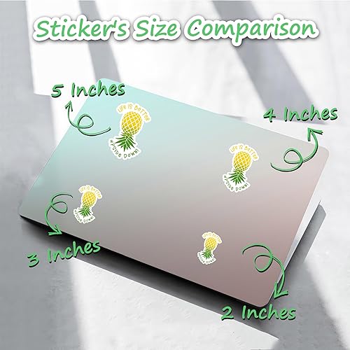 Miniatura 5 de (3 unidades) Life is Better - Calcomanías al revés, calcomanías de piña al revés, calcomanías de piña Swinger, calcomanías divertidas de vinilo