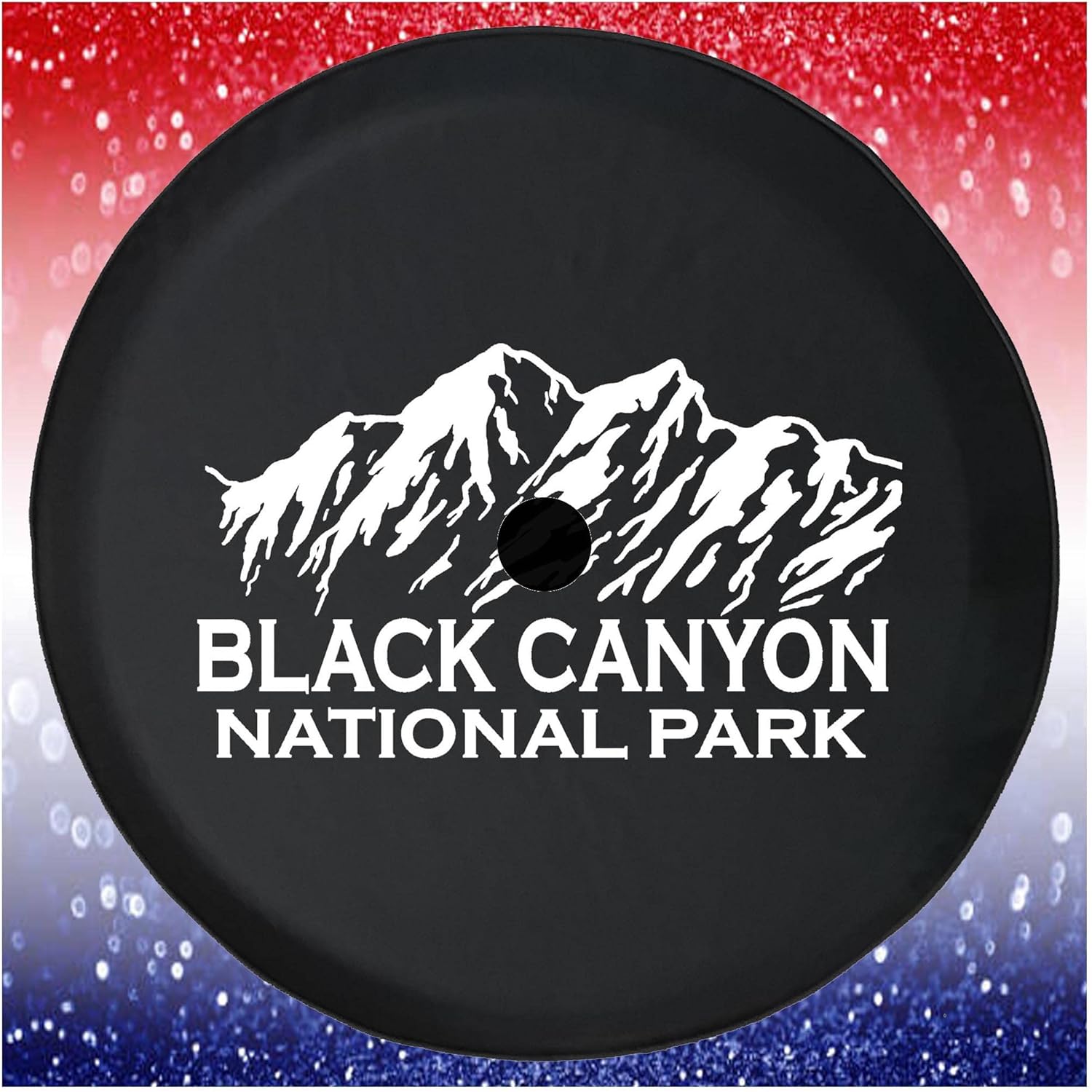Spare Tire Cover Canyon National Park Mountains Black Accessories for Trailers Trucks SUVs RV Campers 35 Inch