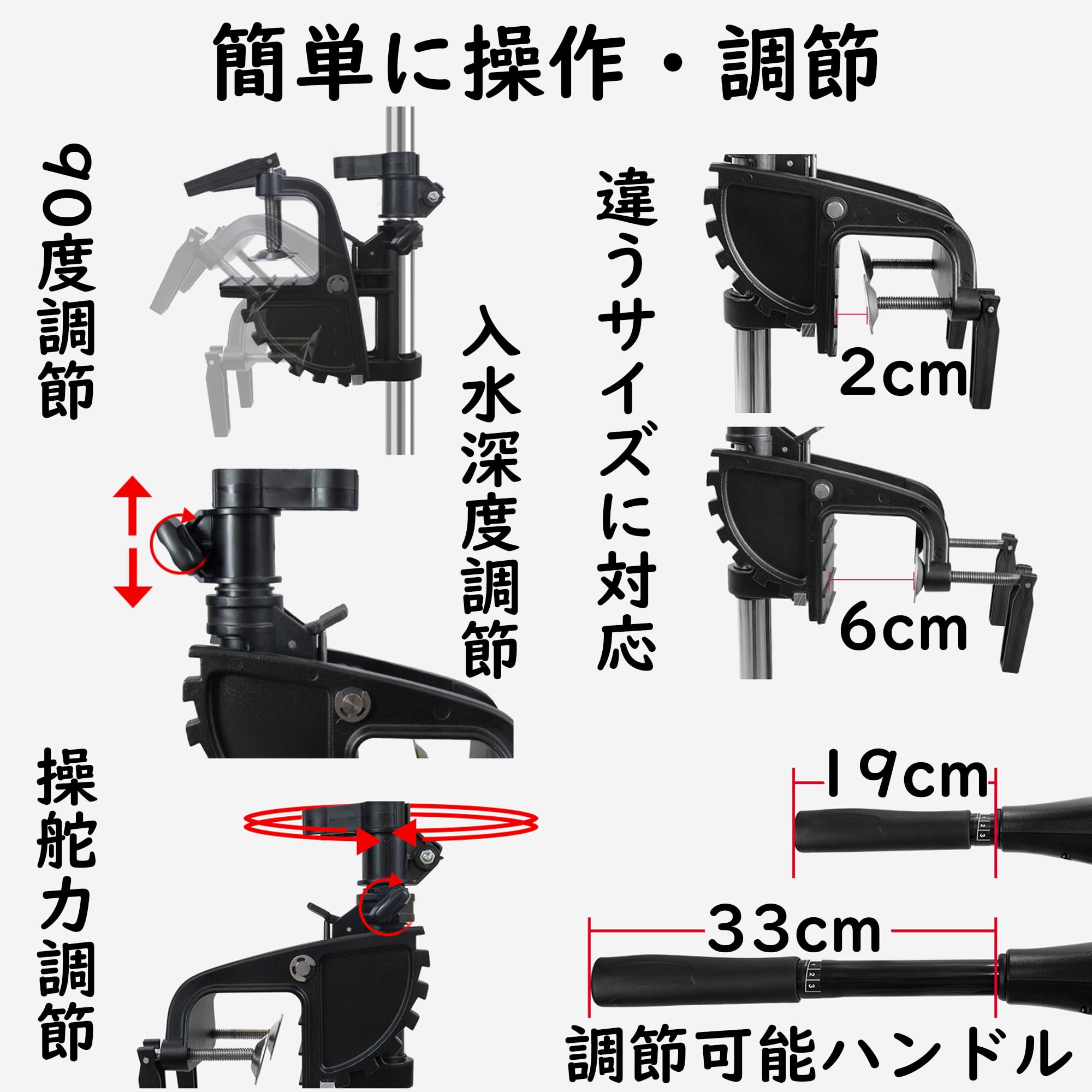 Amazon.co.jp: Windhike エレキモーター 18-150ポンド 1152W 高出力 