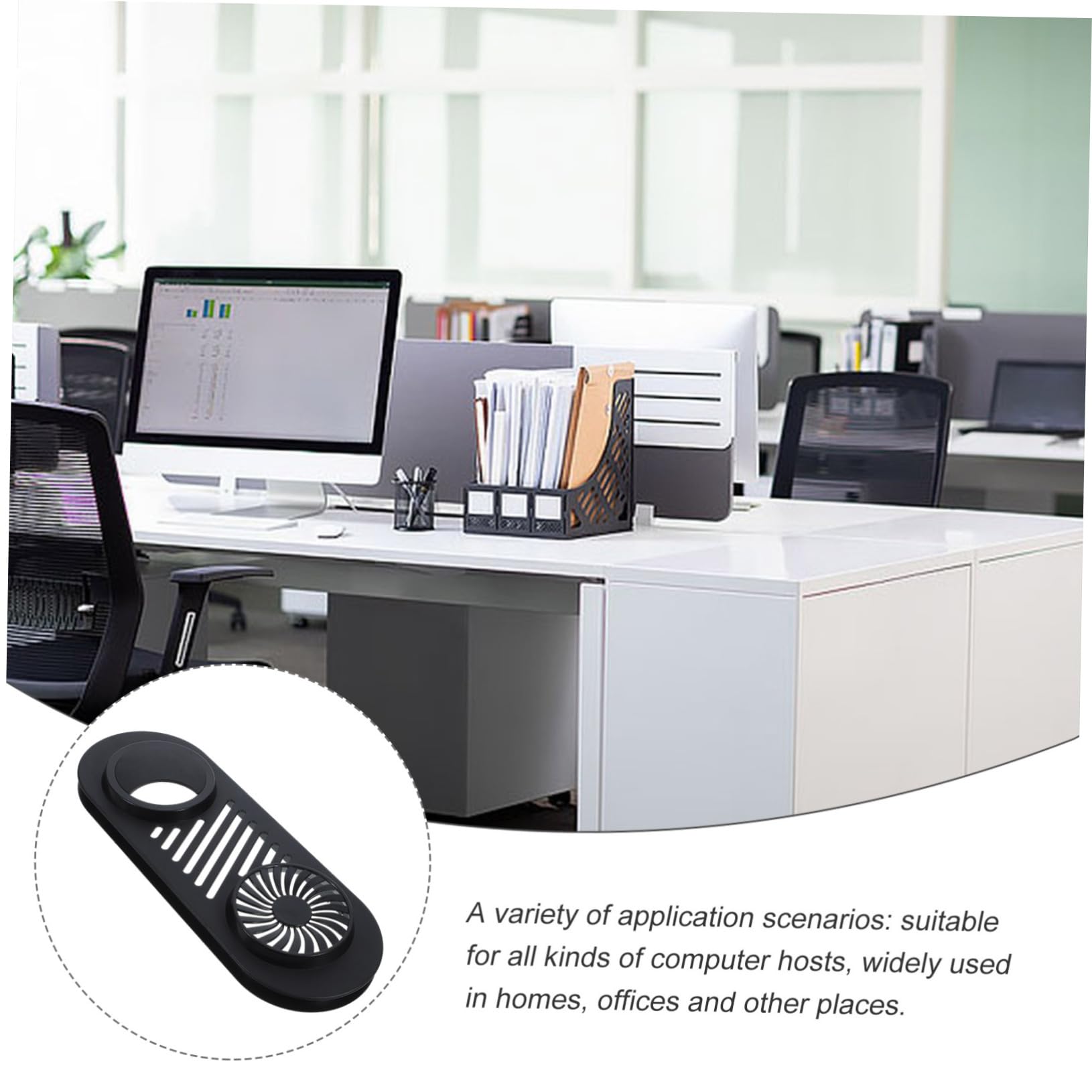 Hemobllo 5pezzi Ventilazione Per Computer e Armadi Ventilazione Efficiente Per Mobili Facile Installazione Materiale Adatta Per Armadi Scarpe e Spazi Chiusi