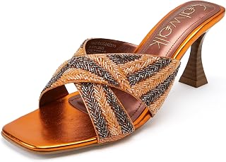 CATWALK by TIGI Women's Kitten Heel Sandal