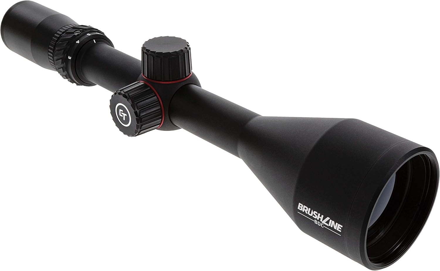 Crimson Trace Brushline 3-9x50mm Riflescope with SFP, BDC Reticle, Lightweight Solid Construction, Scope Caps and Lens Cloth for Hunting, Shooting and Outdoor